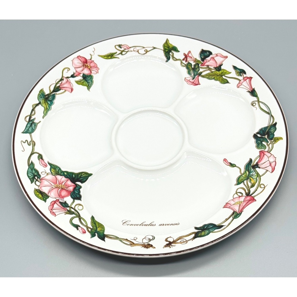 Villeroy Boch Botanica Oyster‎ Plate Convolvulus Arvensis Flower Porcelain